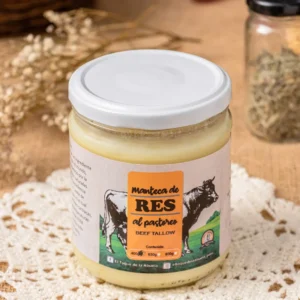 Manteca de res de libre pastoreo 400gr