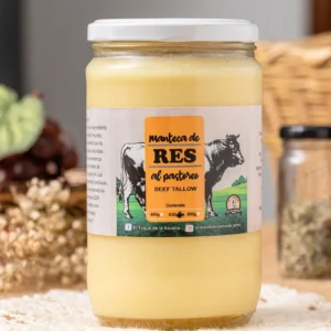 Manteca de res de libre pastoreo Beef Tallow 630gr