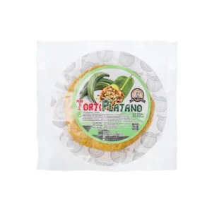 TORTIPLATANOS Tortilla sin gluten de plátano verde Bolsa por 05 unidades 350 g